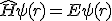 \hat{H}\psi(r)=E\psi(r)