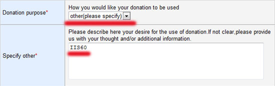 donation